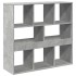 Estantería/divisor de espacios gris hormigón 100x33x94,5