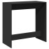 Mesa alta de bar madera ingeniería negra 102x50x103,5