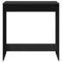 Mesa alta de bar madera ingeniería negra 102x50x103,5