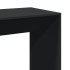 Mesa alta de bar madera ingeniería negra 102x50x103,5