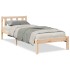 Cama extralarga sin colchón madera maciza de pino 80x220