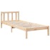 Cama extralarga sin colchón madera maciza de pino 80x220