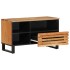 Mueble de TV madera maciza de acacia 80x34x46