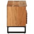 Mueble de TV madera maciza de acacia 80x34x46