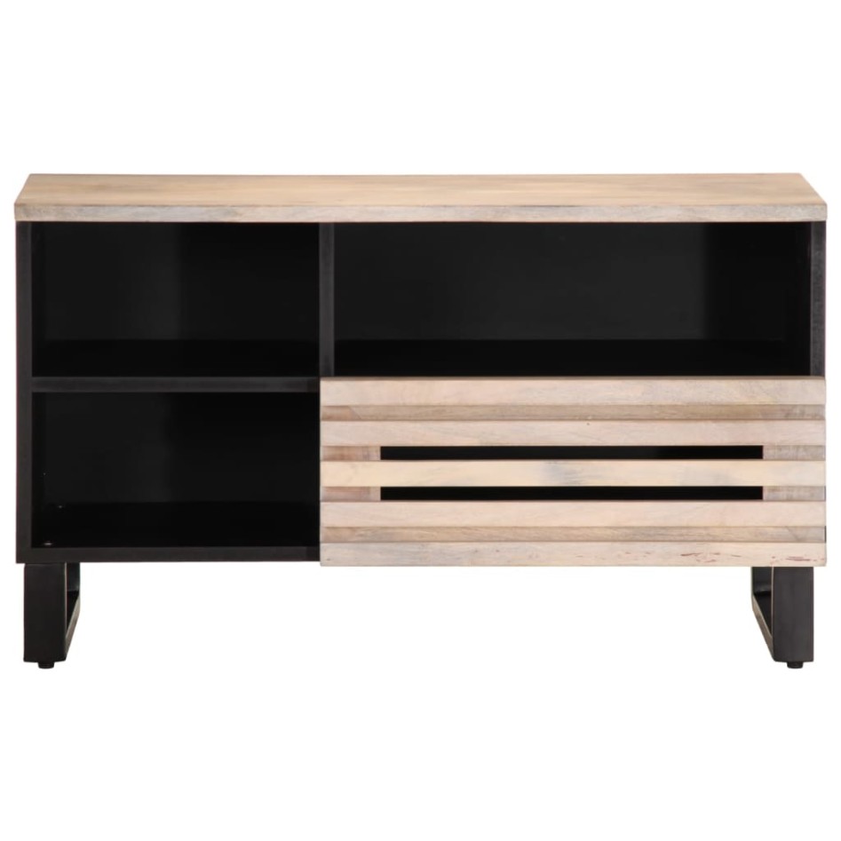 Mueble de TV madera maciza de mango 80x34x46
