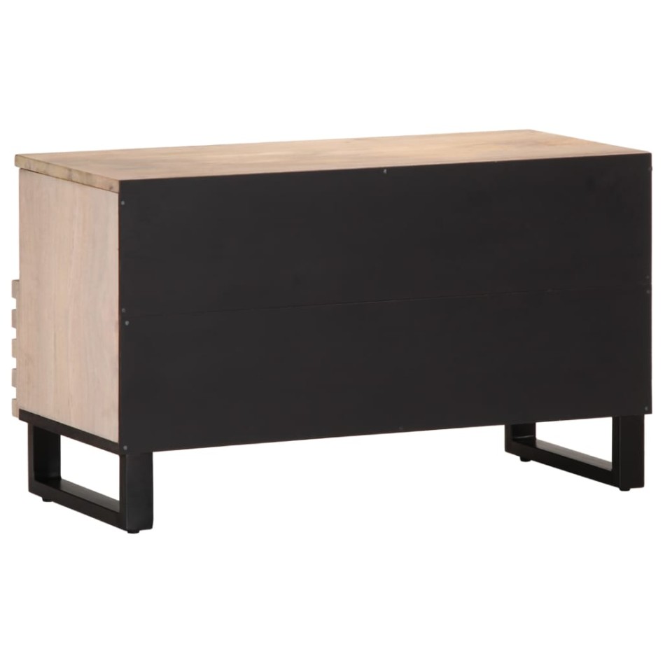Mueble de TV madera maciza de mango 80x34x46