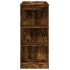 Mesa alta bar con estantes roble ahumado 95x47x103,5