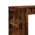 Mesa alta bar con estantes roble ahumado 95x47x103,5