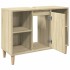 Mueble de baño madera de ingeniería roble Sonoma 80x33x60