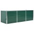 Arriate de jardín de acero galvanizado verde 240x80x77