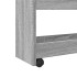 Carro de almacenaje estrecho 4 niveles madera gris