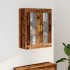 Armario de pared colgante madera envejecida 69,5x34x90