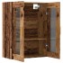 Armario de pared colgante madera envejecida 69,5x34x90