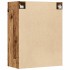 Armario de pared colgante madera envejecida 69,5x34x90