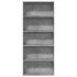 Estantería madera ingeniería gris hormigón