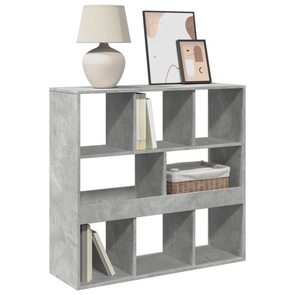 Separador de ambientes madera gris hormigón 100x33x94,5