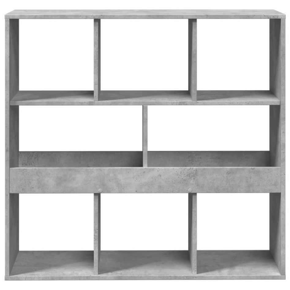 Separador de ambientes madera gris hormigón 100x33x94,5