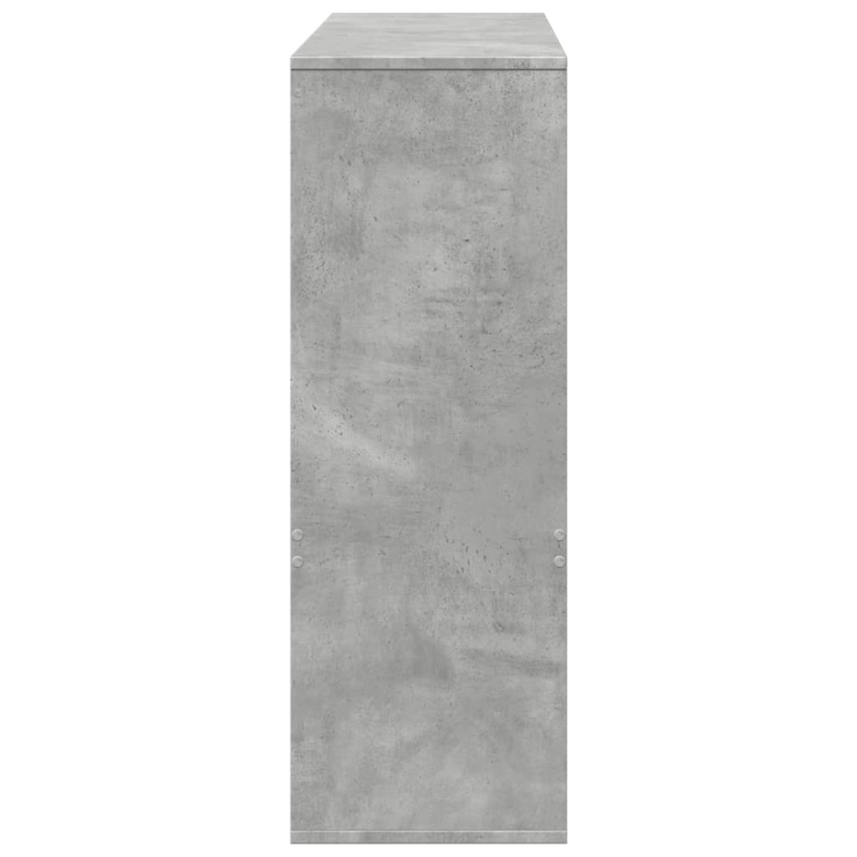 Separador de ambientes madera gris hormigón 100x33x94,5