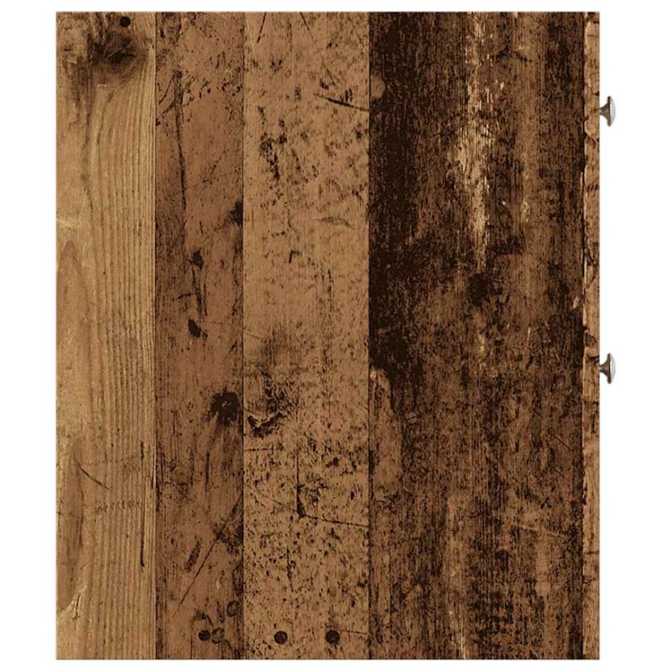 Armario de baño estrecho con ruedas madera