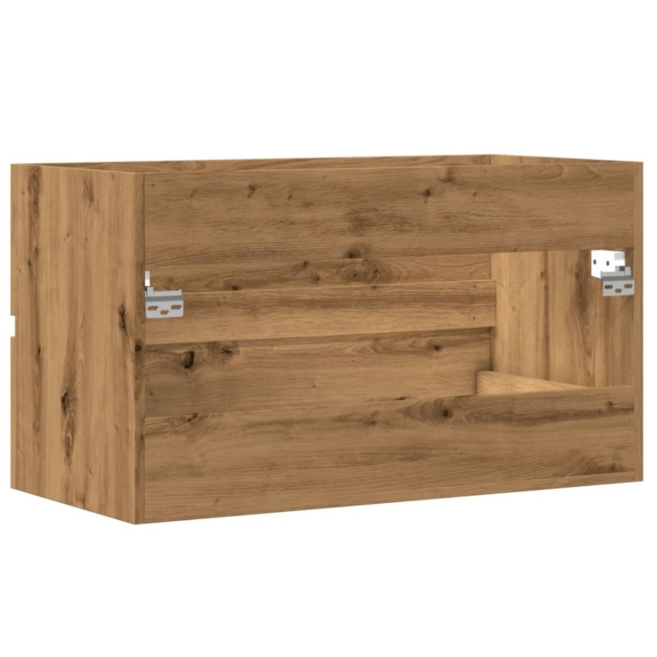Mueble de lavabo madera ingeniería roble artisian 90x38,5x45