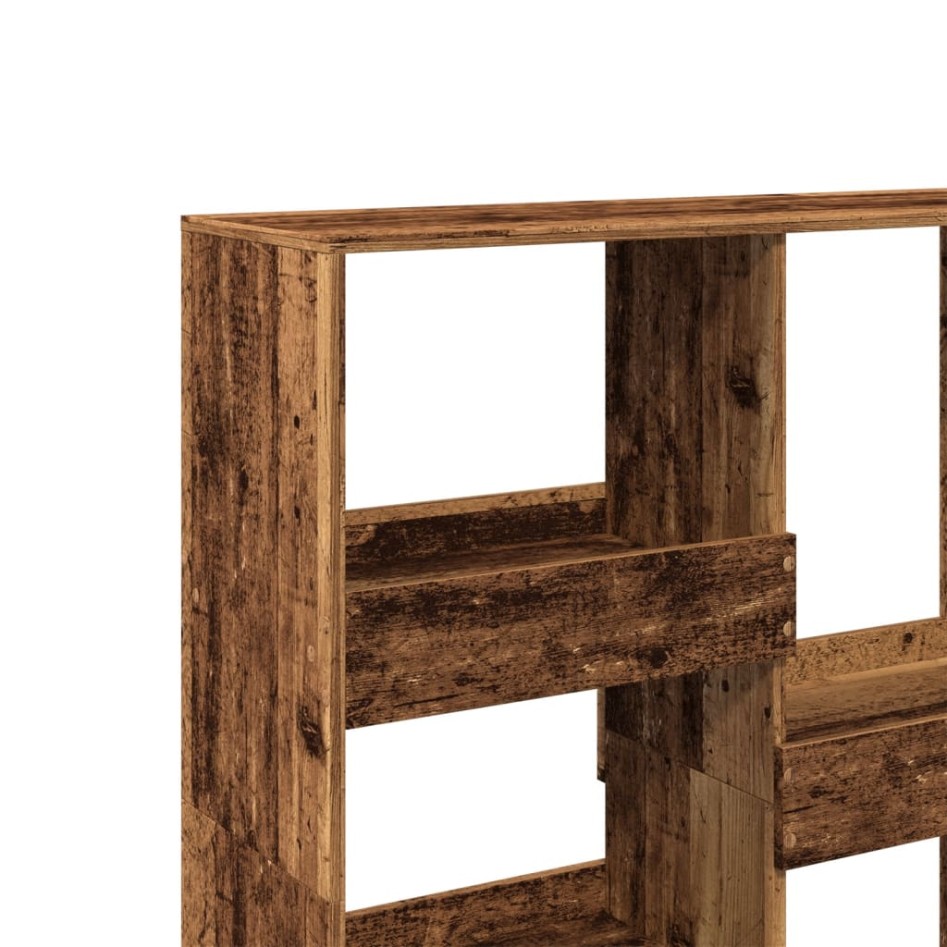 Separador de ambientes madera envejecida 100x33x115