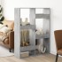 Separador de ambientes madera gris hormigón 100x33x135