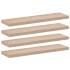 Estantes flotantes 4 uds madera de ingeniería 90x23,5x4
