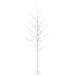 Abedul artificial blanco con 240 LEDs blanco cálido 300