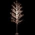 Abedul artificial blanco con 240 LEDs blanco cálido 300