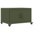 Mesa de centro acero verde oliva 68x50x43,5