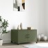 Mesa de centro acero verde oliva 68x50x43,5