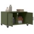 Mesa de centro acero verde oliva 68x50x43,5