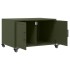 Mesa de centro acero verde oliva 68x50x43,5