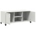 Mueble de TV acero blanco 100,5x39x43,5