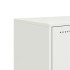 Mueble de TV acero blanco 100,5x39x43,5