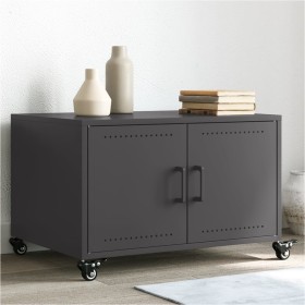 Mesa de centro acero negro 68x50x43,5