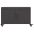Mesa de centro acero negro 68x50x43,5