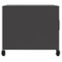 Mesa de centro acero negro 68x50x43,5
