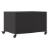Mesa de centro acero negro 68x50x43,5