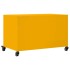 Mueble de TV acero amarillo mostaza 68x39x43,5