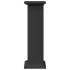 Pedestal expositor con almacenaje madera negro 31x30x90