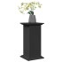 Pedestal expositor con almacenaje madera negro 31x30x60