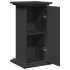 Pedestal expositor con almacenaje madera negro 31x30x60