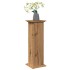 Pedestal expositor con almacenaje roble artisan 31x30x90