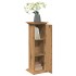 Pedestal expositor con almacenaje roble artisan 31x30x90