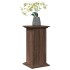 Pedestal expositor con almacenaje marrón roble 31x30x60