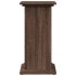 Pedestal expositor con almacenaje marrón roble 31x30x60