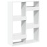 Estantería de madera de ingeniería blanca 100x33x135