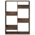 Estantería de madera de ingeniería marrón roble 100x33x135