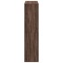 Estantería de madera de ingeniería marrón roble 100x33x135